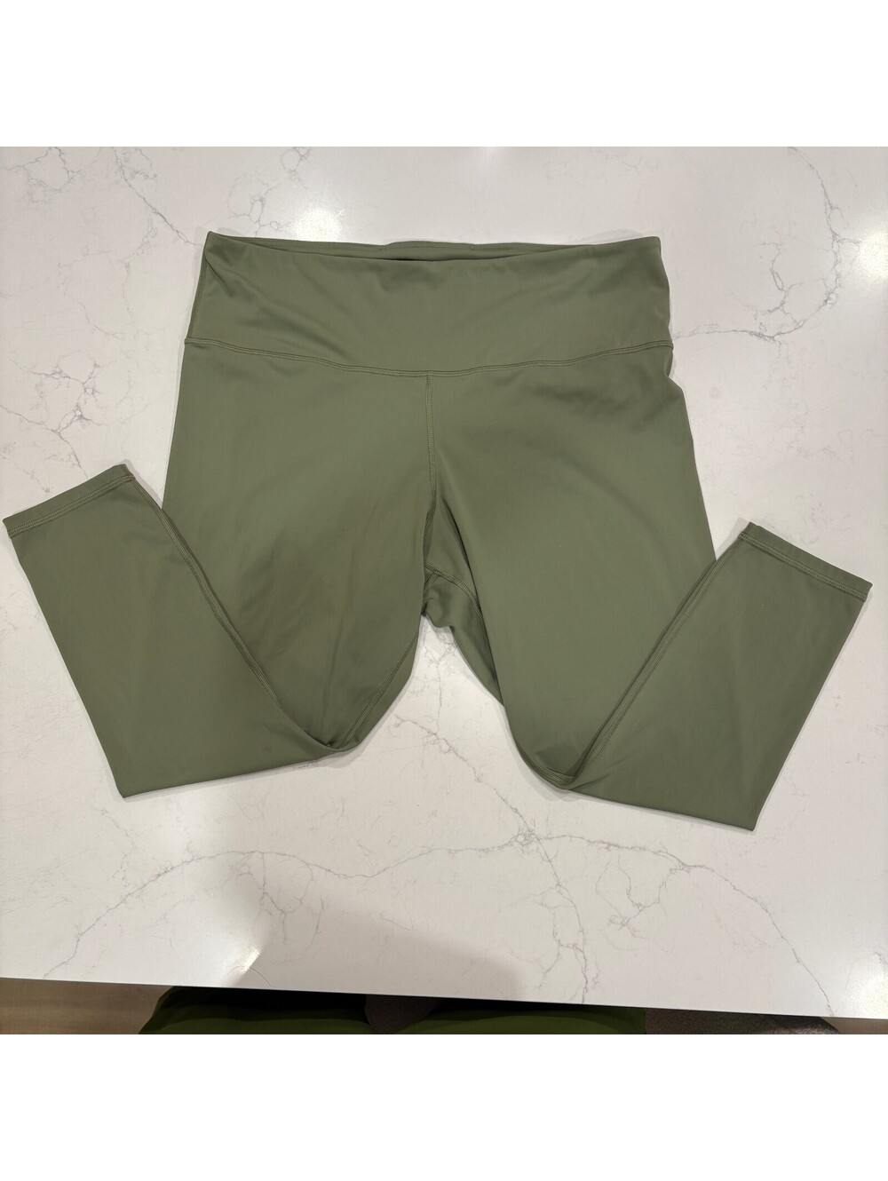 Athleta Elation Train 7/8 Tight Leggings Olive Green Women's Plus Size 2X